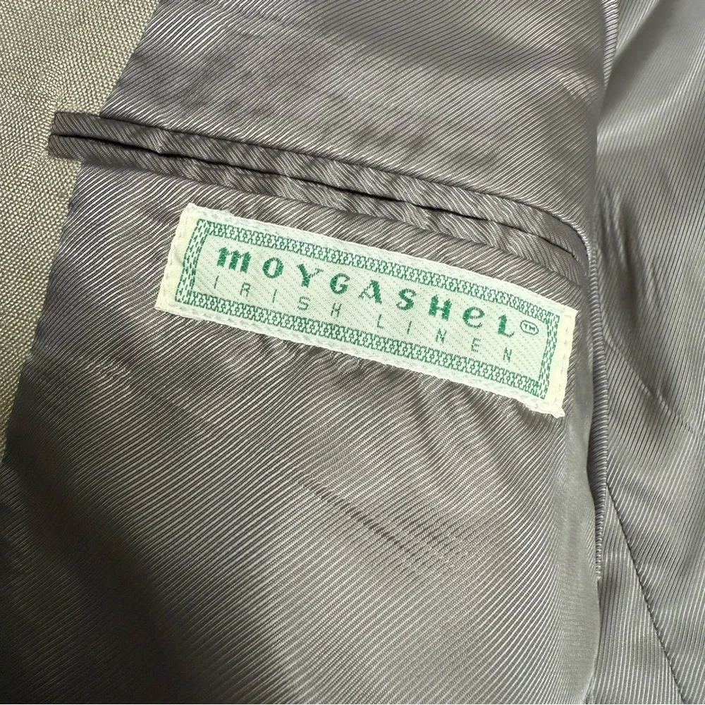 Moygashel Irish Linen Tan Blazer